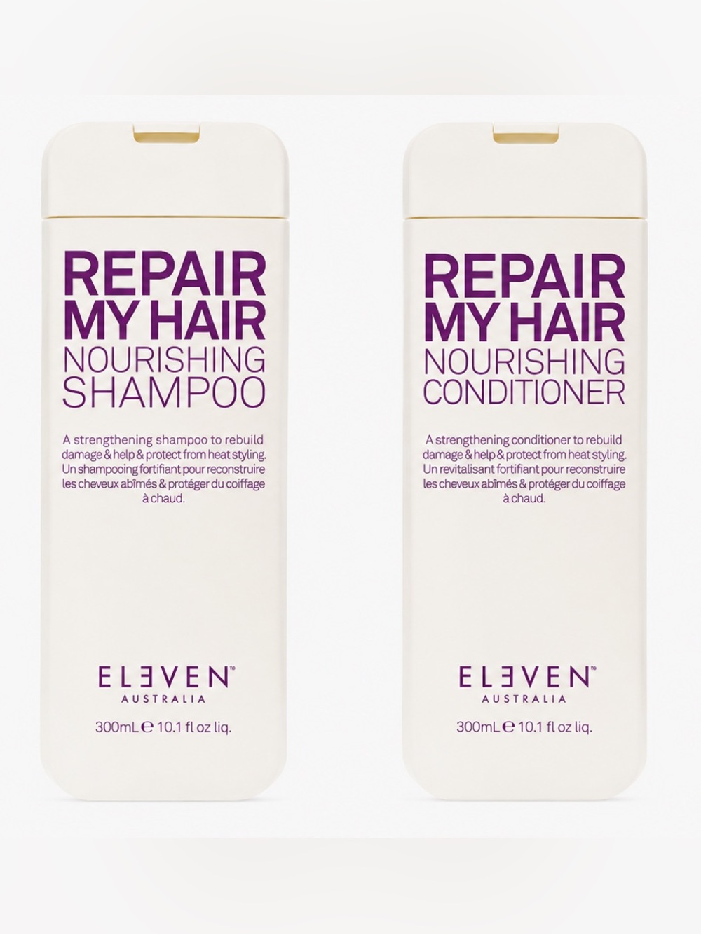 Eleven Australia Repair Shampoo + Conditioner Duo | 300ml Each | New Sealed